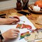 10-Pack Fall Kids Craft Kits – DIY Wooden Wind Chime Coloring Set with Gnome Ornaments – Autumn, Halloween & Thanksgiving Arts and Crafts Activity for Kids (Colorful)